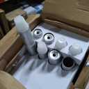 Silver Curtain Rod 32 to 58 Inch, Decorative Drapery Rods, 2 Pack