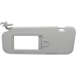 Driver Left Sun Visor Compatible with Hyundai Elantra 2017-2020 Without Sunroof Replaces# 85210-F2100-TTX Color Gray