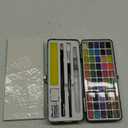 Artecho Watercolor Paint Set 50 Colors, Travel Watercolor Set with Watercolor Papers and Brushes, Ideal for Amateur Hobbyists, Painting Lovers and Artists