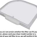 5231EL1001C Lint Filter Replacement for LG and Kenmore Dryers, Ultra Durable Lint Screen Trap, Rim with Felt Seal, Filter Size 12.2 * 10.6 * 1.5 inch (31.1 * 27.0 * 3.8 cm)