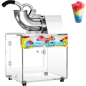 VALONDINO 48L Snow Cone Machine, 500LB/H Commercial Shaved Ice Machine for Snow Cones, 300W Electric Fluffy Snow Cone Maker for Party, Suitable for Party Activities, Family Gatherings, Sale