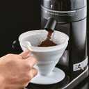 Hario V60 Ceramic Coffee Dripper Pour Over Cone Coffee Maker Size 2, White