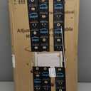 LazBlinds No Tools No Drill Cordless Cellular Shades, Blackout Honeycomb Shades Room Darkening Pleated Blinds for Window Size 34" W x 72" H, White