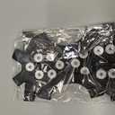 ice Snow Grips: 10 Nail Spikes, Stretchable Snow Grips for Men Women. Ideal for Winter Activities Like Walking, Running, Hiking, Mountaineering, Ice Fishing, or Dog-Walking (M:5-7 W:3-5)