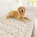 Smiry Non Slip Couch Covers for Dogs, Scratch Resistant Pet Sofa Protector, Machine Washable Soft Fuzzy Thick Furniture Cover for Sofa Loveseat Sectional Large Dogs (Apricot, 27.6" x 70.9")