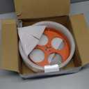 8.25 Hole Saw for Recessed Lights, 8-1/4 Inch Hole Cutter with Dust Bowl Catcher for Led Recessed Lighting 8 Inch and Wood Metal Drywall, Bi-Metal Construction, Orange