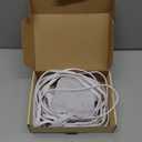 Flat Plug Long Extension Cord 25 Ft, TESSAN Power Strip Surge Protector with 8 Outlets 3 USB Ports (1 USB C), 900J Protection Desktop Charging Station for Home, Office, Dorm Room Essentials (Grey)