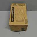 WBM Salt Lamp - USB Himalayan Salt Lamp with Touch Dimmer Control, Natural Pink Crystal, 5-7 lbs, Wooden Base, LED Bulb, Room Decor, Home Decor, Relaxation, Ambiance, Gift