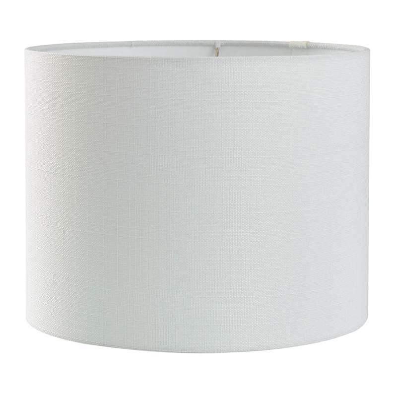 White Drum Lamp Shade, 13x10