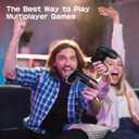 Grip Case Set for Nintendo Switch 2 Joy-Con 2025 Updated, 3-in-1 Switch 2 Controller Accessories Set, Perfect for Racing Game & 2 Player Games Compatible with Nintendo Switch 2 Grip Controller