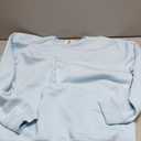 Homespun Ultra Soft Pouch Pocket Crewneck Sweatshirt (Small, Chambray)