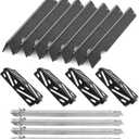 Grill Replacement Parts for Weber GS4 Genesis II E-410, S-410, Genesis II LX E-440, S-440, Flavorizer Bars Heat Deflector Grill Burners, 67489, 67490, 67491, 66041, 66033, 66796, Weber Grill Accessary