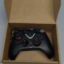 ROTOMOON Wireless Game Controller with LED Lighting Compatible with Xbox One S/X, Xbox Series S/X Gaming Gamepad, Remote Joypad with 2.4G Wireless Adapter, Rechargeable Battery (Black)