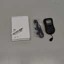 ZHIWHIS Mini Portable FM Radio, Stereo LCD Digital Display Tuning Pocket Walkmen Transistor Conference Receiver with Earphone, Small Pocket Radio Operated by AAA Batteries for Walking/Running (Batteries not included)