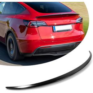ABS Rear Spoiler Wings Compatible with Model Y 2020 2021 2022 2023 2024 Glossy Black Style Rear Trunk Spoiler Lip Tail Wing Rear Trunk Lid