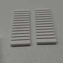 Marsui 2 Pcs Greeting Card Display Stand 12 Slot White Wooden Card Display Stand Postcard Holder Card Display Rack Tabletop Photo Holder for Home Office