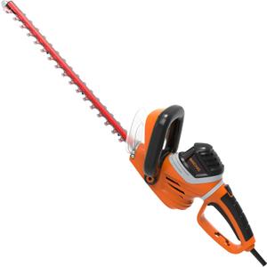 GARCARE 24-Inch Electric Hedge Trimmer Corded 4.8A 180° Rotating Handle