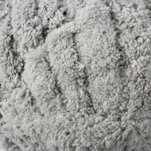 Loops & Threads Fluffy Chenille Yarn - Yarn for Knitting, Crochet, Weaving, and Arts & Crafts - Gray Polyester, 10.58 oz