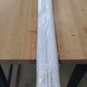 Aoneky Aluminum 1.5'' Badminton Posts - Badminton Poles with Sleeves, White