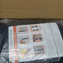 Garage Door Screen for 2 Car Garage-16x7FT Magnetic Garage Door Screen,Upgraded Heavy Duty Polyethylene Terephthalate with 6 Roll Up Starps for Patio, Outdoor Black