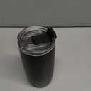 Simple Modern Travel Coffee Mug Tumbler with Flip Lid | Reusable Insulated Stainless Steel Cold Brew Iced Coffee Cup Thermos | Gifts for Women Men Him Her | Voyager Collection | 16oz | Midnight Black | with Flip Lid, Reusable, Insulated, Cold Brew, Iced Coffee Cup, Thermos