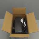 Comfort Zone Indoor Space Heater with Adjustable Thermostat, Fan Forced, Electric, Overheat Protection, Safety Tip-Over Switch, Energy Efficient, Ideal for Home, Bedroom, & Office, 1,500W, CZ45EBK (Black)