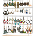 Dhmkfly Earring Stand Holder, White