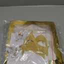 Lovelite Baby Boxes with Letters for Baby Shower, 4 Clear Balloon Boxes with LED Fairy String Lights for Gender Reveal Decorations Boys Girls Birthday Wedding Party Backdrop, Gold