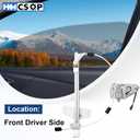 Front Left Driver Side Power Window Regulator w/Motor Assembly Fit for 2002 2003 2004 2005 2006 Jeep Liberty KJ Replace 741-526
