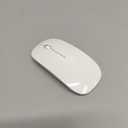 Wireless Bluetooth Mouse for Mac Air MacBook Pro Laptop PC Pad Optical Rechargeable Silent Mouse with Jiggler Mode Dual Mode Switch Bluetooth 5.2/3.0 and 2.4G USB-A & USB-C Receiver White