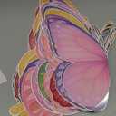 18 Pcs Large Butterfly Party Decoration 2 Sizes 3D Paper Pastel Butterfly Wall Decor Hanging Butterflies for Birthday Baby Shower Wedding Decoration, Paper Flower for Wall Decor