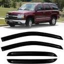 Auto Window Deflectors Compatible with 2000-2006 Tahoe/Yukon/Cadillac Escalade Rain Guard