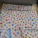 Fuutreo 2 Pcs Classroom Construction Paper Storage,Multi-colored Dots