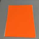 Mailing Labels - 4" x 2" Red - 10 Per Sheet - Bright Neon Color Address Stickers for High Visibility - Inkjet/Laser - 25 Sheets / 250 Labels