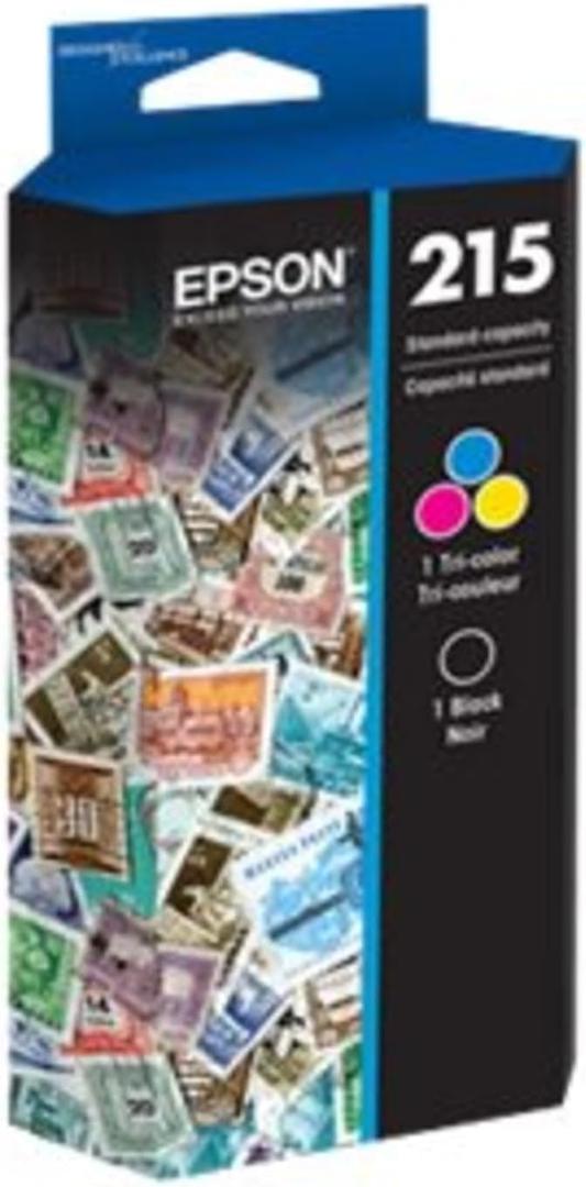 EPSON 215 Ink Standard Capacity Black & Color Cartridge Combo Pack (T215120-BCS) Works with WorkForce WF-100, WF-110, EC-110 : Office Products