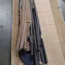 NEWBULIG 10FT Patio Umbrella, Offset Cantilever Outdoor Patio Table Umbrella, UV Protection, Fade Resistant Fabric, Easy Tilt Adjustment for Pool, Deck, Garden, Backyard (10FT-with 4 Bases, Khaki)