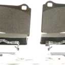 BOSCH BC2195 QuietCast Premium Ceramic Disc Brake Pad Set - Compatible with Select Tesla Model 3, Model Y; FRONT