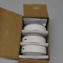 EZVALO Puck Lights with Remote Control, Rechargeable LED Battery Operated, Wireless, Group Control, Dimmable Under Cabinet/ Counter Lighting Closet Light (6 Pack)