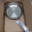 Tramontina Signature Tri-Ply Clad Stainless Steel 10-Inch Frying Pan, Induction-Ready Skillet, Dishwasher-Safe, NSF-Certified, Made in Brazil