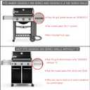 Genesis II Flavorizer Bars Replacement Parts for Weber Genesis II Grill Parts GS4 66032 66795 Flavor Bars Weber Genesis II 300 Series ii E-310 ii E-315 ii E-335 ii S-310 ii S-335 ii S-345 ii SE-335