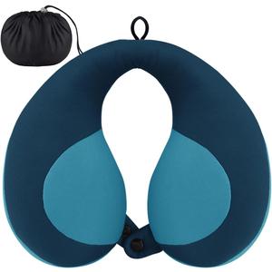 INFANZIA Chin Supporting Travel Neck Pillow, Comfortably Supports and Helps Support Head and Neck - Gifts for Toddler/Child/Kids, Blue