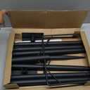 Bird Feeder Pole Kit 110 Inch,Bird House Pole for Outdoors Heavy Duty,5 Base Prongs Adjustable Birds Feeder Stand for House