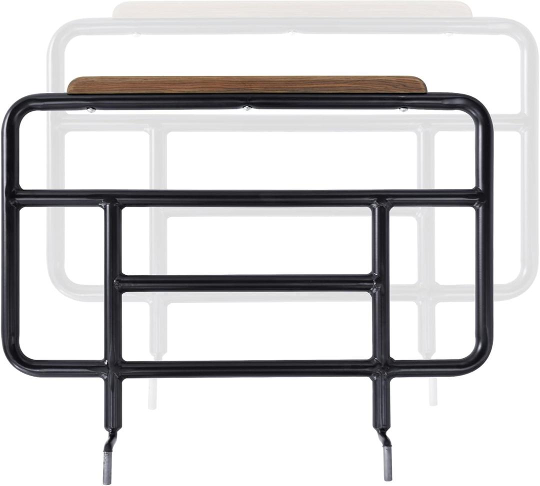 Fromann [Non-Universal] 2 Piece Steel Adjustable Bed Base Assist Handle Bedside Rail Armrests (Unsuitable for Beds with Massage)