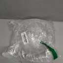 10 Ft Braided Stainless Steel Supply Line, Ice Maker Hose with 1/4 in Fittings on Both Ends with 3/8 x 3/8 x 1/4 Brass Compression Outlet Stop Valve Tee Adapter for Drinking Water