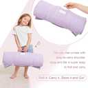 Extra Large Kids Sleeping Bag, Toddler Nap Mat with Pillow & Blanket, Soft Sleeping Mat for Daycare and Preschool