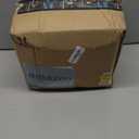 Exclusivo Mezcla Reversible Queen Size Sherpa Blanket, Thick and Warm Fleece Blankets for Winter, Soft Plush Fluffy for Bed, 90x90 Inches, Navy/Light Blue