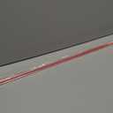 Clear Acrylic Shower Threshold 1/2" X 1/4" (WxL), Transparent Shower Dam Shower Splash Guard 39" Long,Half Round,Peel and Stick Water barrier for Shower Floor DIY