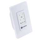 Universal Ceiling Fan Wall Control with Four Speed Switch and LED/Incandescent Light Dimmer, Ceiling Fan Wall Switch for Harbor Breeze, Lowes, Hunter, Honeywell, White