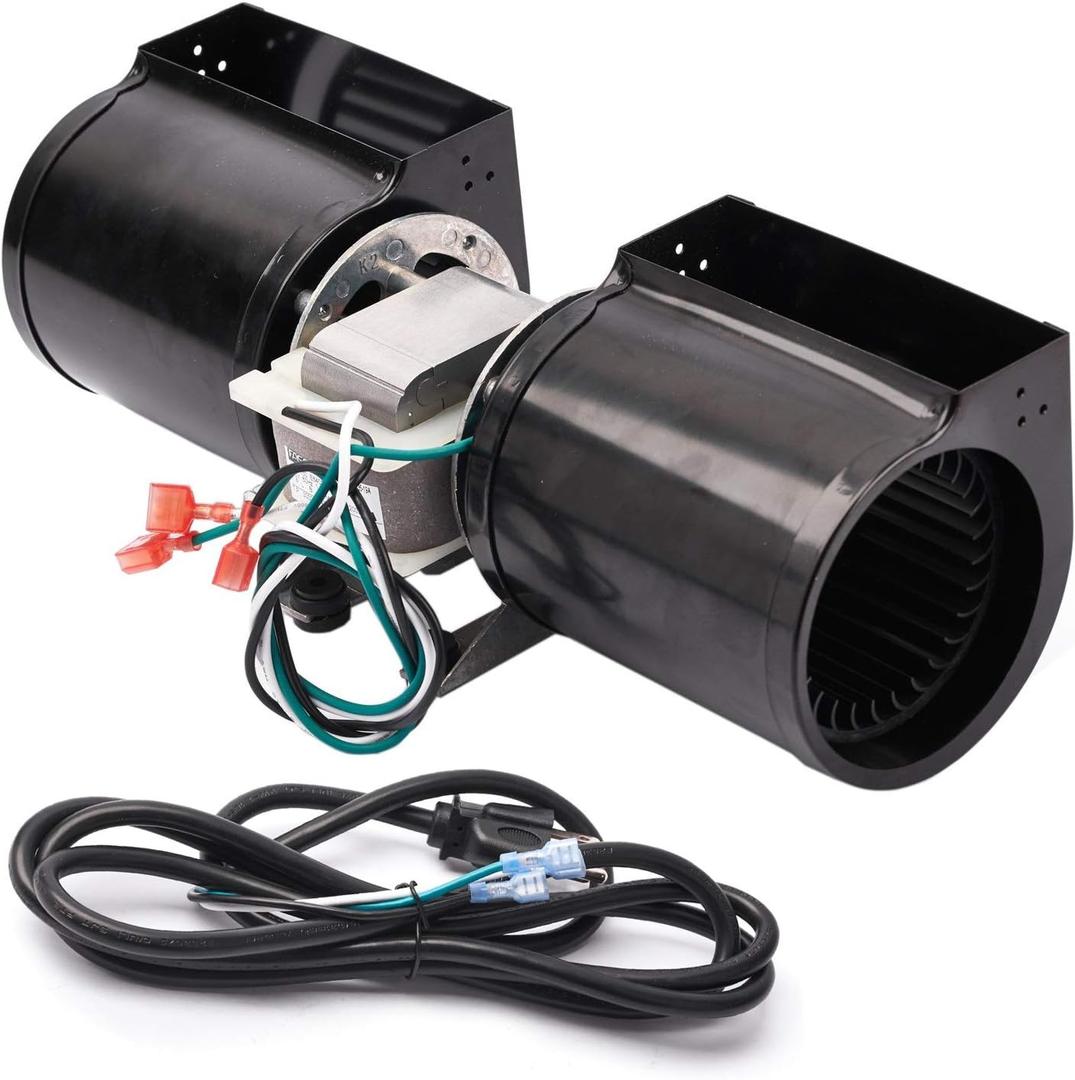 GFK-160A Fireplace Blower Fan for Heat N Glo SL-750TR 6000TR SL-550TR SL-750TR-C 6000TR-OAK SL-750TR-E SL-750TR-IPI-E, Hearth and Home DV3732-B DV3732, Heatilator GCDC60 DV3732SBI, Quadrafire 7100FP