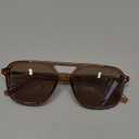 SOJOS Retro Aviator Sunglasses for Women Men,Trendy Rectangle Womens Mens Shades Sun Glasses SJ2202